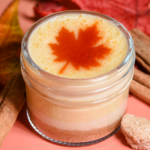 Maple Cinnamon Cheesecake with a Soft Maple Brûlée Layer, finished with a Crunchy Dry Caramel Chocolate Shell made from scratch in San Antonio, Texas